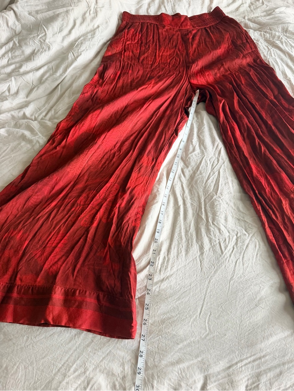 Farm Rio printed wide leg pants - size large - Picture 8 of 10